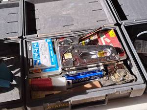 lot 85 image: Lot of (2) Staplers with Case and Extra Staples