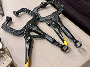 lot 259 image: Lot of (2) Stanley 11 Vise Grip Pliers