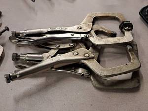 lot 260 image: Lot of (3) 11 Vise Grip Pliers