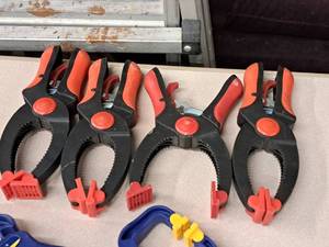 lot 264 image: Lot of (4) Plastic Clamps
