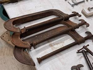 lot 272 image: Lot of (3) 10 C-Clamps