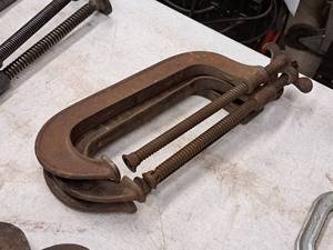 lot 274 image: Lot of (3) 8 C-Clamps