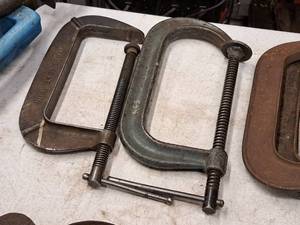 lot 277 image: C-Clamps - (1) 8-12 and (1) 8