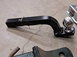 lot 308 image: Hitch Ball Mount Assembly with 2 Ball