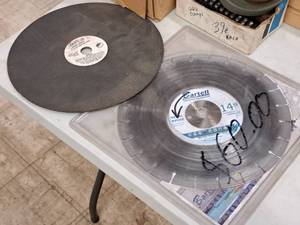 lot 326 image: 14 Cut-Off Wheel and 14 Diamond Saw Blade