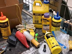 lot 344 image: Lot of (1 Box) Chalk Lines and Chalk