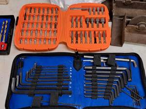 lot 365 image: (1) Black & Decker Driver Bit Set and (1) Omaha Hex Wrench Set