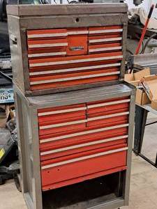lot 52A image: Craftsman Rolling Tool Chest 17-drawer (empty)