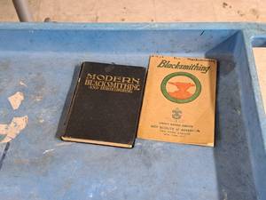 lot 13E image: Lot of (2) Blacksmithing theme Books