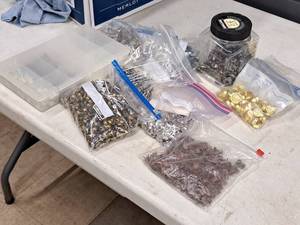 lot 436 image: Assorted Fasteners - Tacks, Staples, Zippers, Hooks
