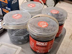 lot 444 image: Lot of (4 Pails) Senco Drywall Screws