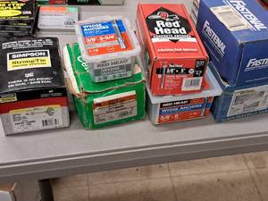 lot 450 image: Lot of (7 Boxes) Assorted Wall Anchors