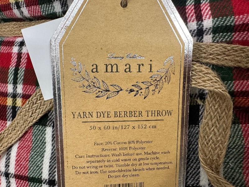 Amari luxury berber online throw