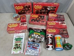 Large Lot of Candy, Chocolate, Cherries, Etc