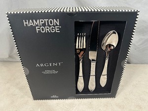 New Hampton Forge Argent 45 Piece Silverware Set