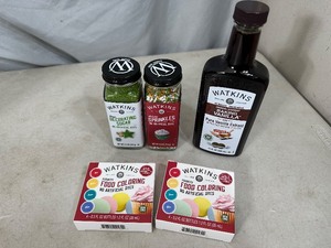 New Watkins Baking Vanilla, Food Coloring, Sprinkles