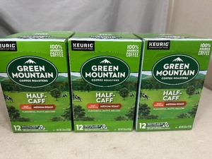 36 Keurig Green Mountain Coffee K-Cups - Haff Caff Medium Roast
