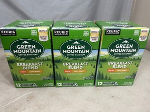 36 Keurig Green Mountain Coffee K-Cups - Decaf Light Roast