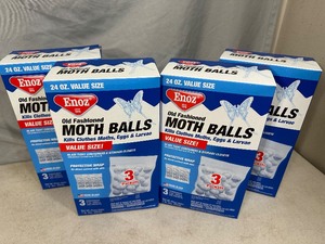 4 New Boxes of Moth Ball Packets