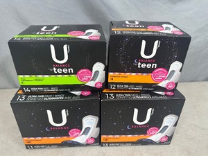 Assorted Kotex U Balance Ultra Thin Pads
