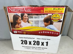 New Case of 6 Furnace Filters - 20 x 20 x 1 inch