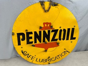 New Recycled Metal Pennzoil Sign