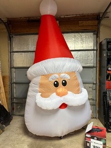 10 Ft Inflatable Santa Head