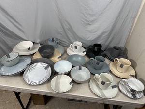 Large Lot of New Stoneware Dishes