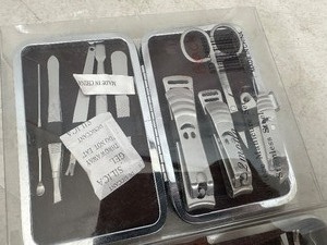 2 New Manicure  Pedicure Sets with Cases