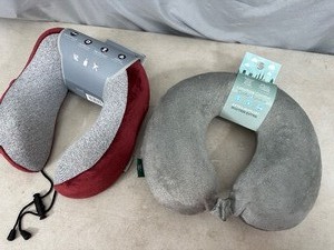 2 New Memory Foam Travel Neck Pillows