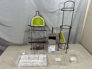 New Bathroom Organization, Shower Caddy, Toilet Tissue Stand, Etc