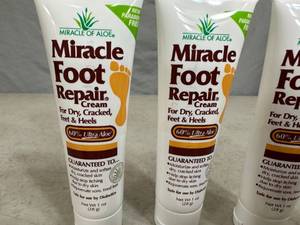 6 New Tubes of Miracle Foot Repair Cream