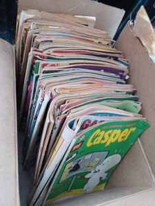 lot 71 image: Box of Vintage Comic Books in Various Conditions