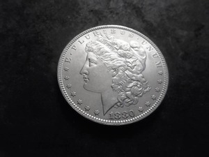 1880 O Morgan Silver Dollar