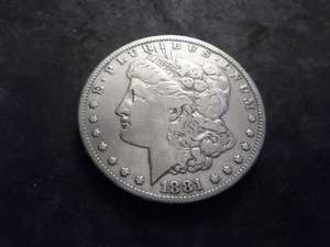 1881 CC Morgan Silver Dollar