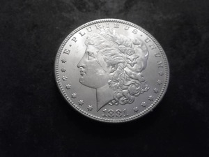 1881 Morgan Silver Dollar
