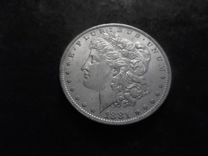 1881 O Morgan Silver Dollar