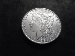 1882 Morgan Silver Dollar