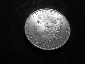 1884 Morgan Silver Dollar