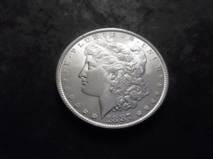 1887 Morgan Silver Dollar