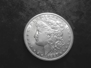 1887 S Morgan Silver Dollar