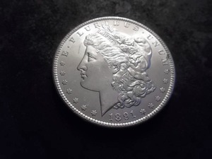 1891 S Morgan Silver Dollar