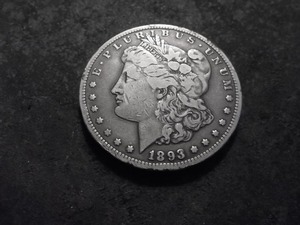 1893 CC Morgan Silver Dollar