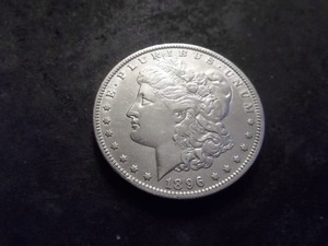 1896 O Morgan Silver Dollar