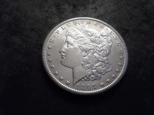 1897 S Morgan Silver Dollar