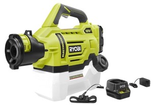 RYOBI ONE 18V Cordless Electrostatic 0.5 Gal Sprayer with 2.0 Ah Battery and Charger, Tested Works, NEW