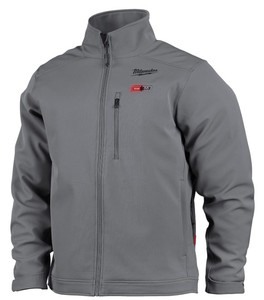 Milwaukee M12 Heated TOUGHSHELL Jacket Kit - Gray - Large, Jacket Only, Missing Battery and Charger.