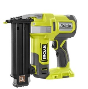 RYOBI ONE 18V 18-Gauge Cordless AirStrike Brad Nailer (Tool Only), Tested, Works - Out of Box, Does not appear to have been used.