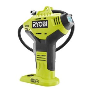Ryobi 18-Volt ONE Lithium-Ion Cordless High Pressure Inflator with Digital Gauge - TOOL ONLY, Tested, Works Cant tell if it has been used.