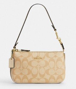 Coach (Authentic) Outlet Nolita 19 in Blocked Signature Canvas, NEW